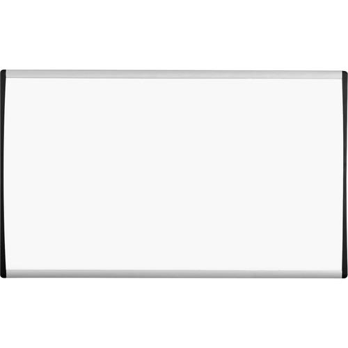 Magnetic Dry-Erase Board, Steel, 18 X 30, White Surface, Silver Aluminum Frame