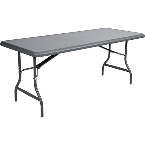 INDESTRUCTABLES TOO 1200 SERIES FOLDING TABLE, 72W X 30D X 29H, CHARCOAL