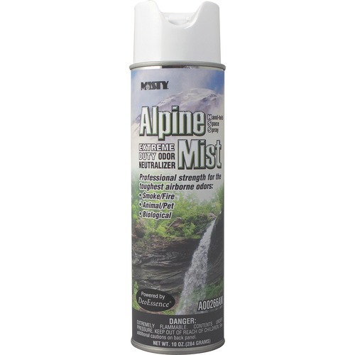 HAND-HELD ODOR NEUTRALIZER, ALPINE MIST, 10 OZ AEROSOL, 12/CARTON