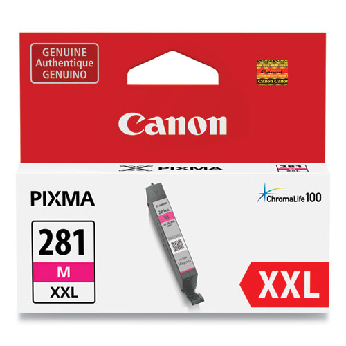 Canon 1981C001 (CLI-281 XXL) Magenta OEM Extra High Yield Ink Tank