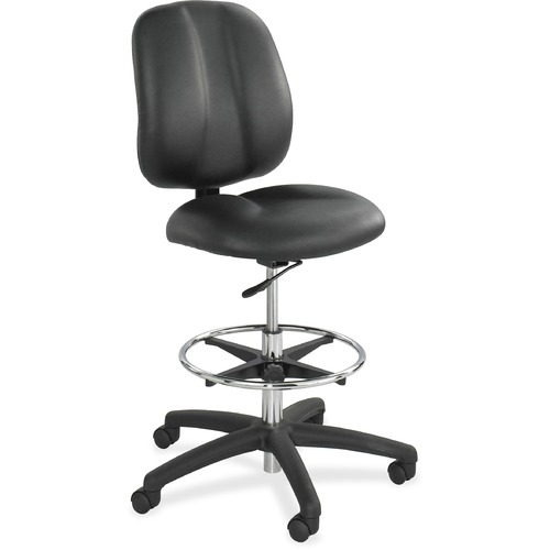 APPRENTICE II EXTENDED-HEIGHT CHAIR, 32" SEAT HEIGHT, SUPPORTS UP TO 250 LBS., BLACK SEAT/BLACK BACK, BLACK BASE