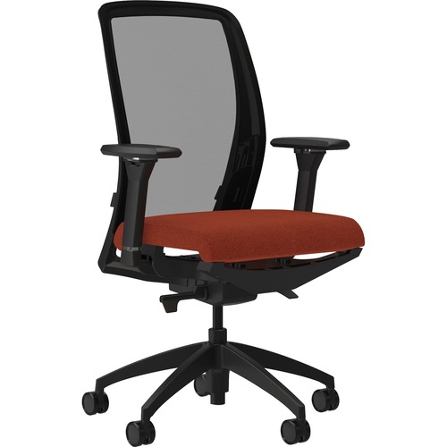 CHAIR,MESH,HIGHBACK,ORANGE