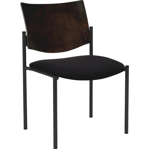 Lorell  Armless Guest Chair, 19"x18-1/2"x31-1/2", Espresso