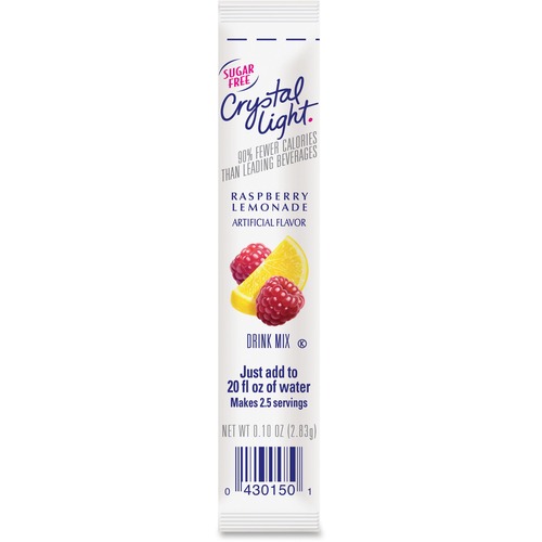Kraft Foods  Crystal Light Sticks, 0.16oz., 30/BX, Raspberry lemonade