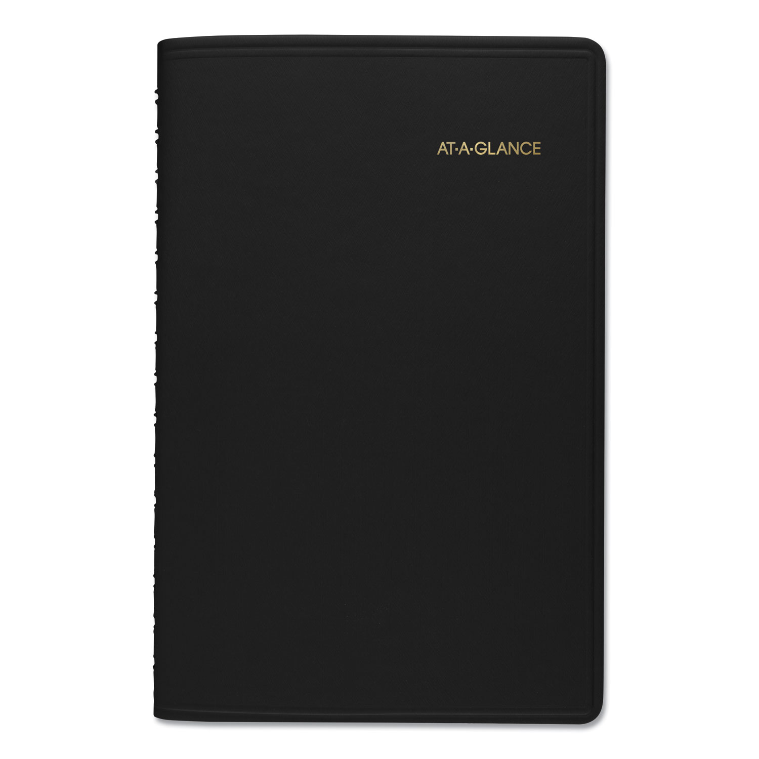 DAILY APPOINTMENT BOOK WITH 15-MINUTE APPOINTMENTS, 8 X 5, BLACK, 2021