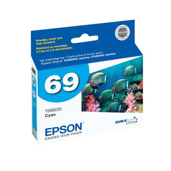 Epson T069220 Epson 69 Cyan Oem Inkjet Cartridge 5354