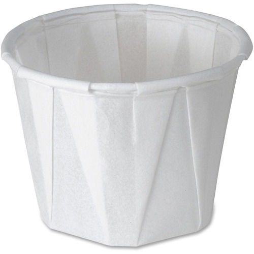 Paper Portion Cups, 1oz, White, 250/bag, 20 Bags/carton