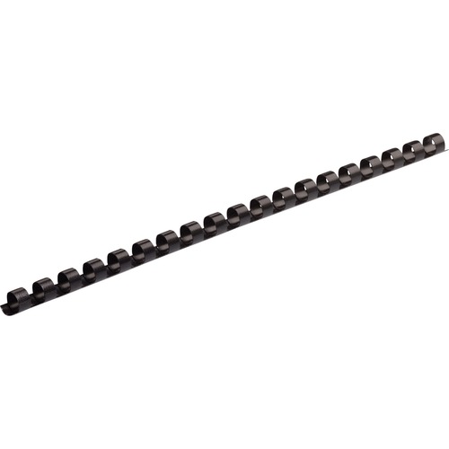 Plastic Comb Bindings, 5/16" Diameter, 40 Sheet Capacity, Black, 25 Combs/pack