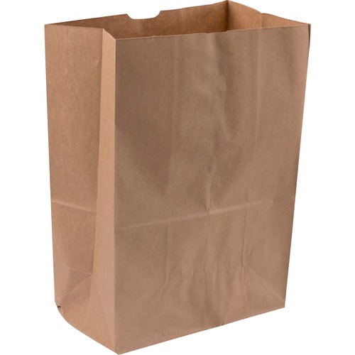 Duro  Tall Paper Grocery Bags, No. 57, 1/6", 500/CT, Kraft