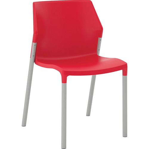 United Chair Company  Chair, Guest, w/o Arms, 20"Wx20-1/2"Lx32"H, 4/CT, Red