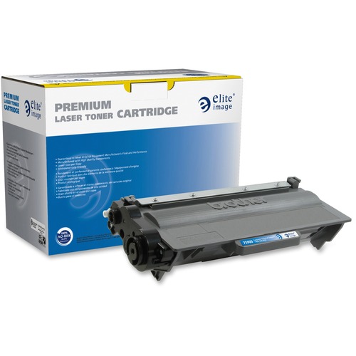 Elite Image  Remanuf Toner Cartridge, f/Brother TN750, 8000 Page Yld, BK