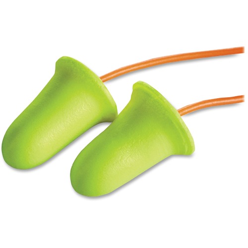 3M  EAR Soft Corded Earplugs, 200/BX, Yellow