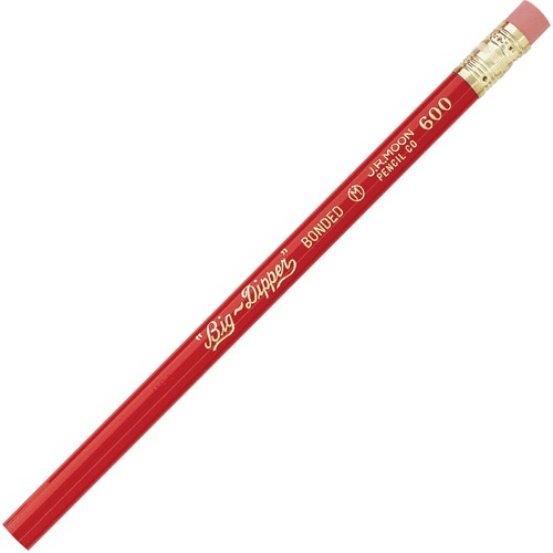 Rose Moon Inc., dba Moon Products  Big Dipper Jumbo Pencils, No. 2, 6/DZ, Red