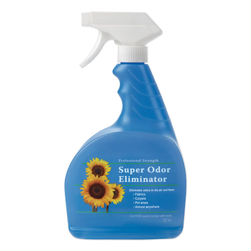 SUPER ODOR ELIMINATOR, 32 OZ SPRAY BOTTLE, 6/CARTON