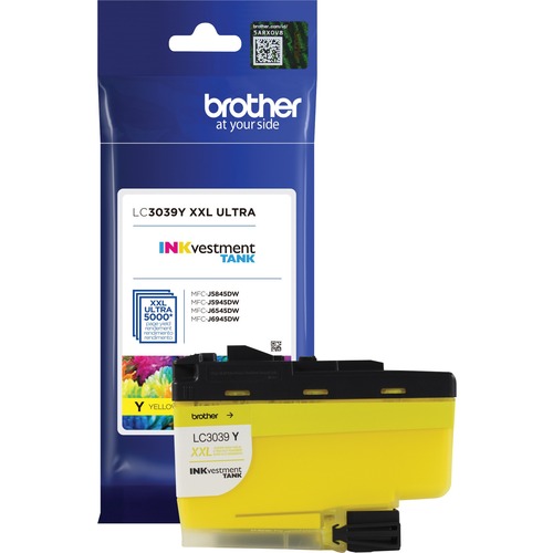 LC3039Y INKVESTMENT ULTRA HIGH-YIELD INK, 5000 PAGE-YIELD, YELLOW