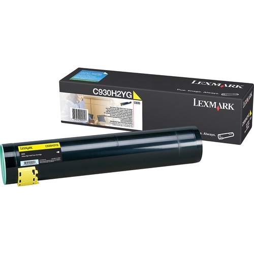 Lexmark C930H2YG Yellow OEM Print Cartridge