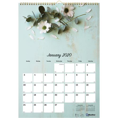 CALENDAR,WALL,ROMANTC,12X17