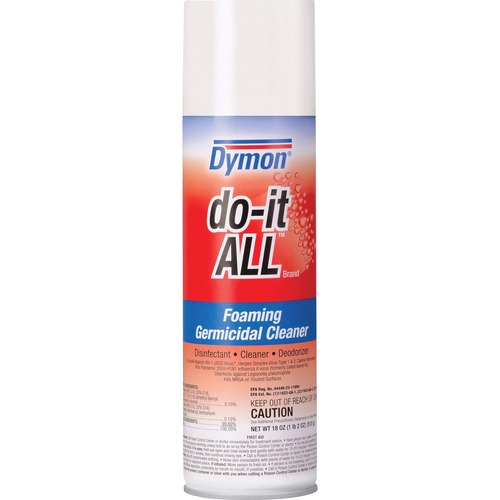 Do-It-All Germicidal Foaming Cleaner, 18oz Aerosol, 12/carton