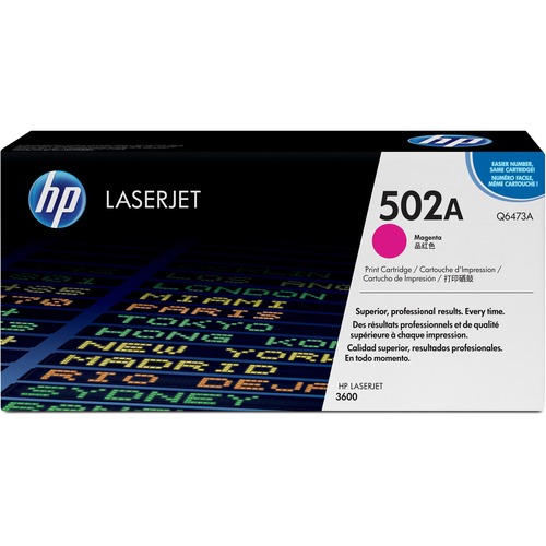 Hewlett-Packard  Laser Print Cartridge, For HP 3600, 4000 Page Yield, Magenta