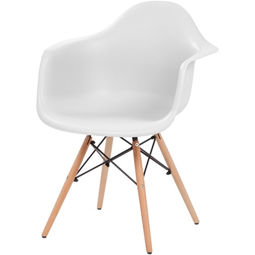CHAIR,SHELL,WITH ARMRESTS,W