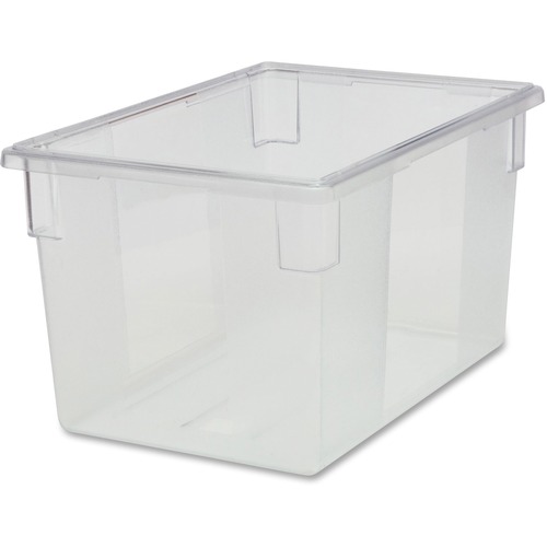 Food/tote Boxes, 21 1/2gal, 26w X 18d X 15h, Clear