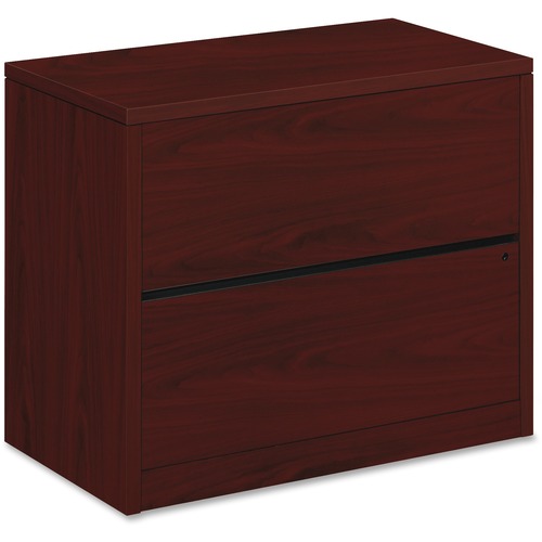 10500 SERIES TWO-DRAWER LATERAL FILE, 36W X 20D X 29.5H, MAHOGANY