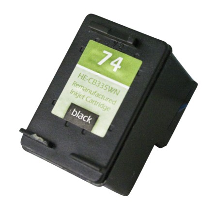 CIG Remanufactured Black Ink Cartridge (Alternative for HP CB335WN 74) (200 Yield)