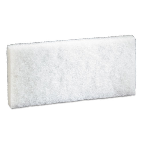 DOODLEBUG SCRUB PAD, 4.6" X 10", WHITE, 5/PACK, 4 PACKS/CARTON