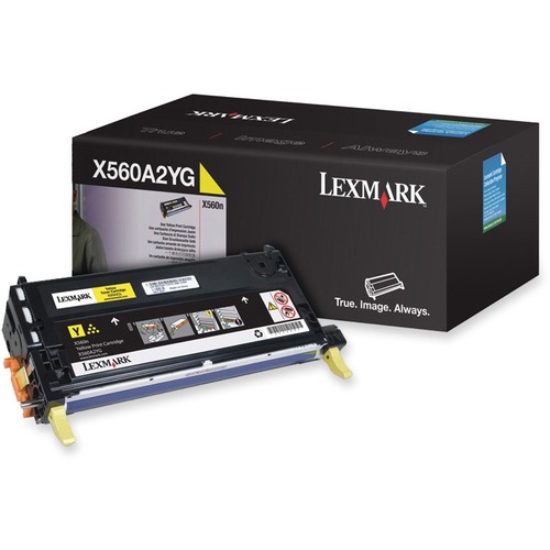 Lexmark X560A2YG Yellow OEM Toner Printer Cartridge
