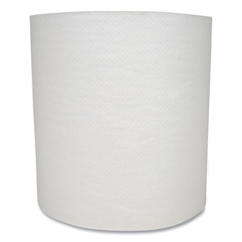 MORSOFT UNIVERSAL ROLL TOWELS, 1-PLY, 8" X 700 FT, WHITE, 6 ROLLS/CARTON