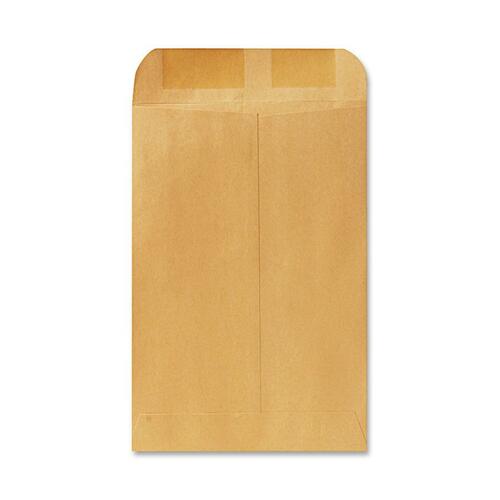 CATALOG ENVELOPE, #1 3/4, SQUARE FLAP, GUMMED CLOSURE, 6.5 X 9.5, BROWN KRAFT, 500/BOX