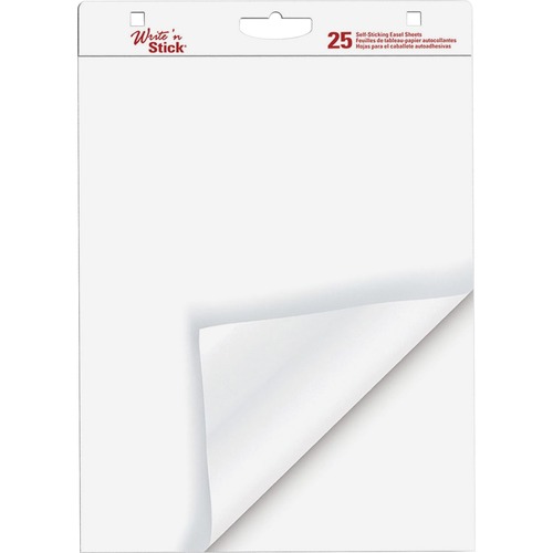 Adams  Easel Pad, 20lb., Self-stick, 6/CT, 20"x23" Sheets, White