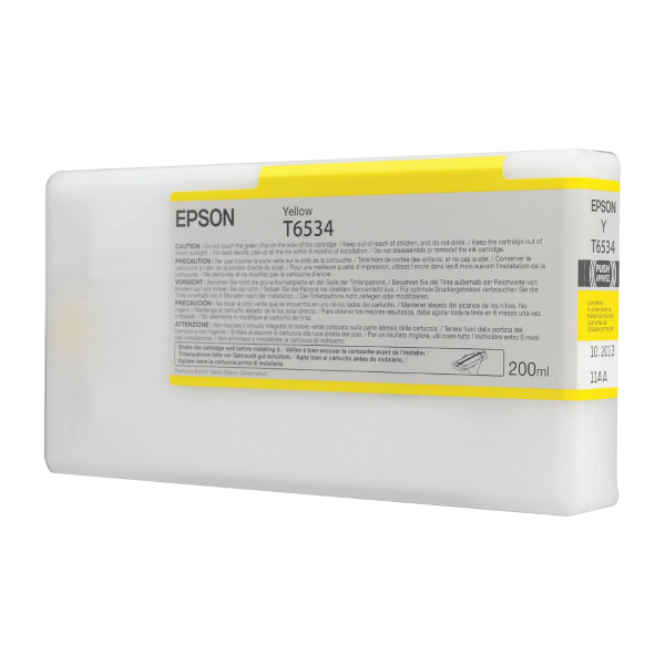 Epson T653400 Yellow OEM UltraChrome HDR Ink Cartridge