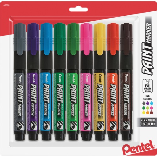 MARKER,PAINT,QK-DRY,9CT,AST