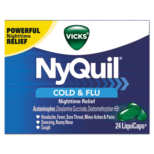 FIRST AID,NYQUIL,LIQUCAPS