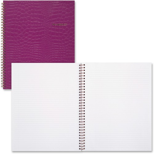 Mead  Notebook, Twin-wire, Rld, 9-1/4"x11", 160 Pgs, PE