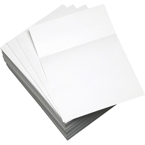 CUSTOM CUT-SHEET COPY PAPER, 92 BRIGHT, 24 LB, 8.5 X 11, WHITE, 500/REAM