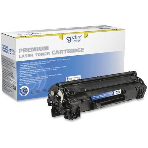 Elite Image  Remanuf. Toner Cartridge, f/Canon 125, 1600 Page Yld, Black