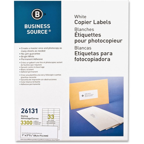 LABEL,COPIER,1X2.75,WE