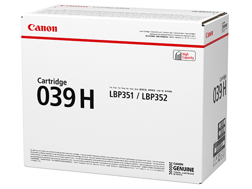 Canon 0288C001 (Canon 039H) Black OEM High Yield Toner Cartridge