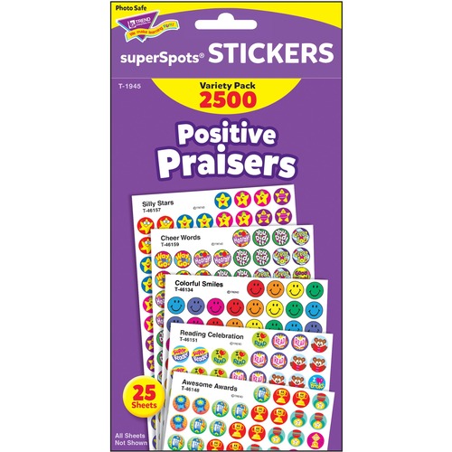 STICKERS,SPOTS,POSTV PRAISE