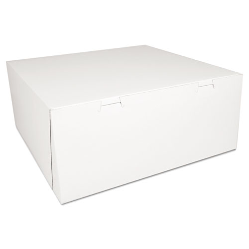 BAKERY BOXES, 14 X 14 X 6, WHITE, 50/CARTON