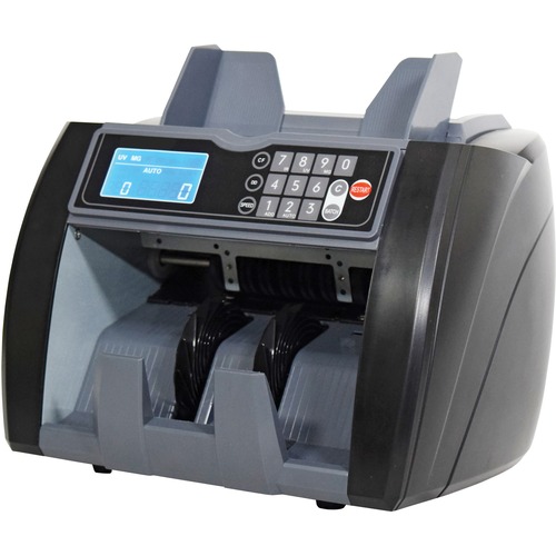 4850 BILL COUNTER WITH COUNTERFEIT DETECTION, 1900 BILLS/MIN, BLACK