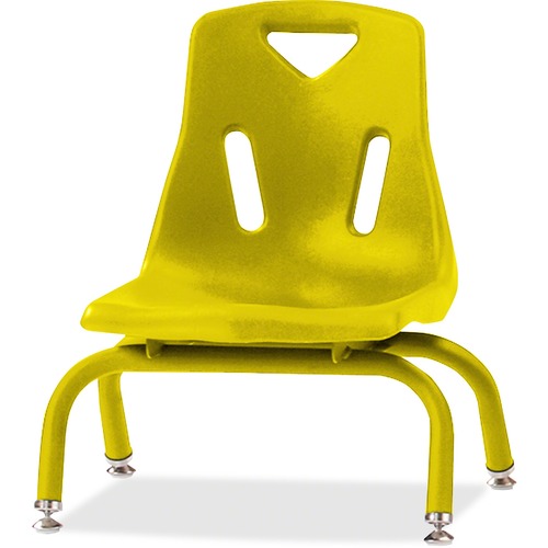 Jonti-Craft, Inc.  Stacking Chairs,w/Powder-Coat,8" Seat,17.5"x15.5"x16.5",YW