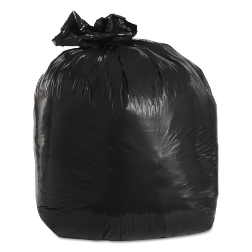 LOW-DENSITY CAN LINERS, 20 GAL, 1.5 MIL, 30" X 36", BLACK, 100/CARTON