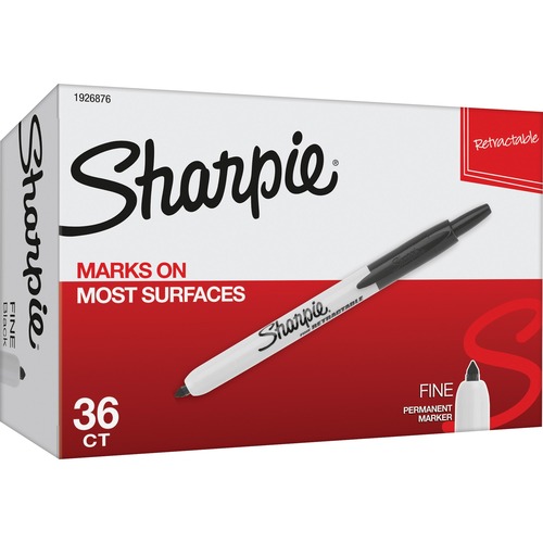 MARKER,SHRPIE,RT,FN,BK,36CT